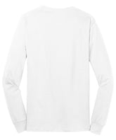 Port & Company® Adult Long Sleeve Core Cotton Tee - White